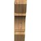 Ekena Millwork Imperial Slat Rough Sawn Bracket, Western Red Cedar, 6"W x 22"D x 22"H BKT06X22X22IMP06RWR - alternate 4
